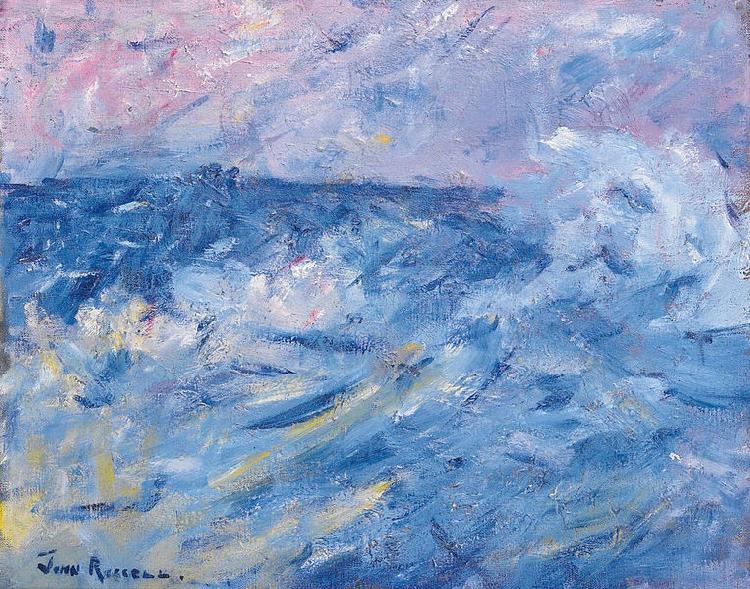 John Peter Russell Stormy Sky and Sea oil painting image